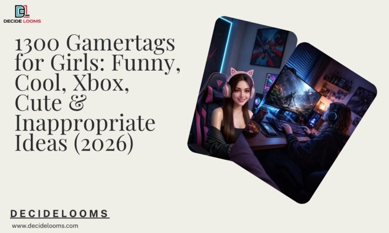 1300 Gamertags for Girls Funny, Cool, Xbox, Cute & Inappropriate Ideas (2026)
