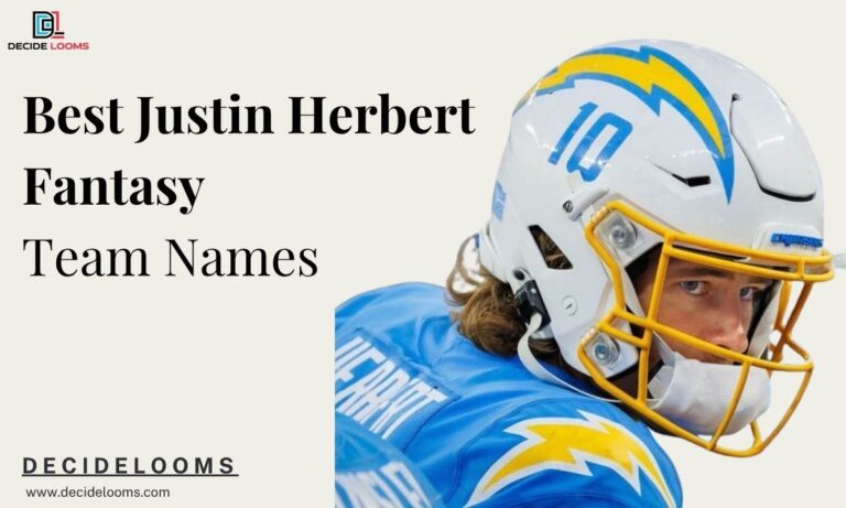 Best Justin Herbert Fantasy Team Names