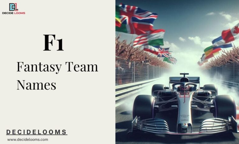 F1 Fantasy Team Names