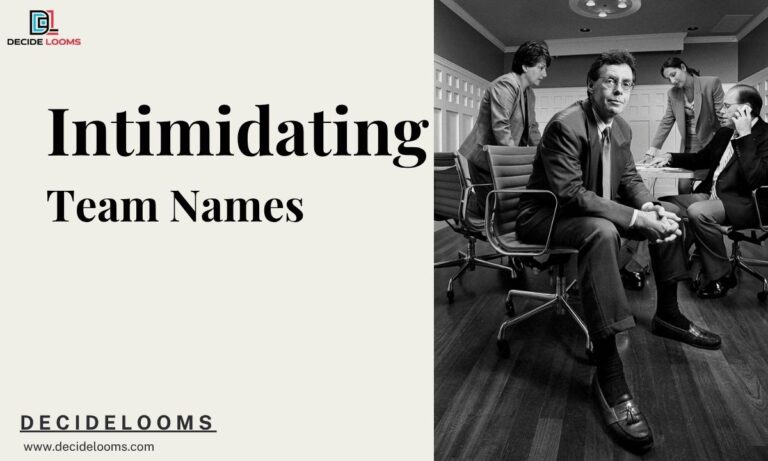 Intimidating Team Names