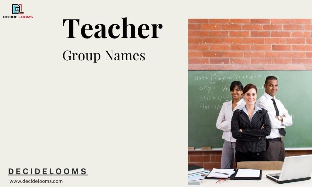 Teacher Group Names