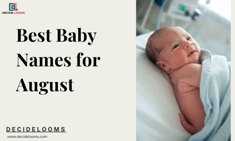 Best Baby Names for August