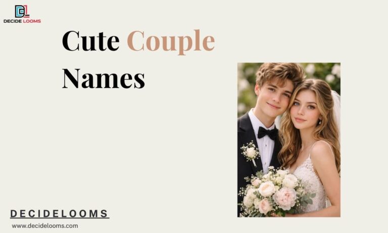 Cute Couple Names