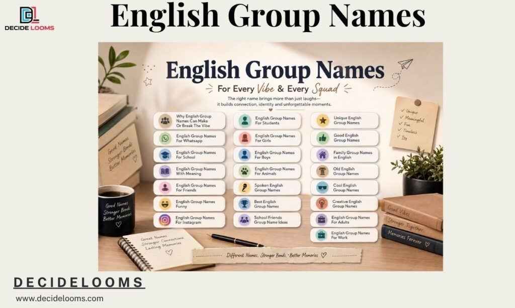 English Group Names